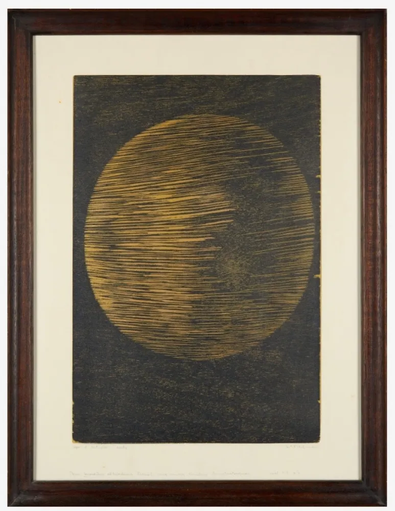 Woodcut Bergman - Astre