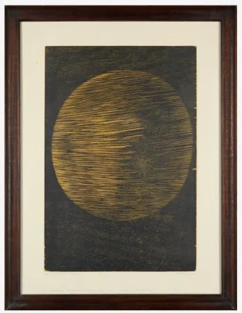 Woodcut Bergman - Astre