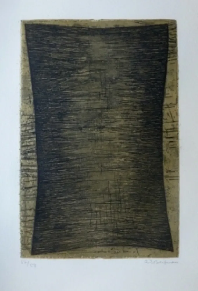 Etching And Aquatint Bergman - Composition