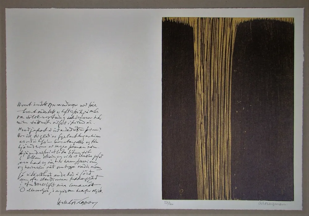 Woodcut Bergman - Sans titre