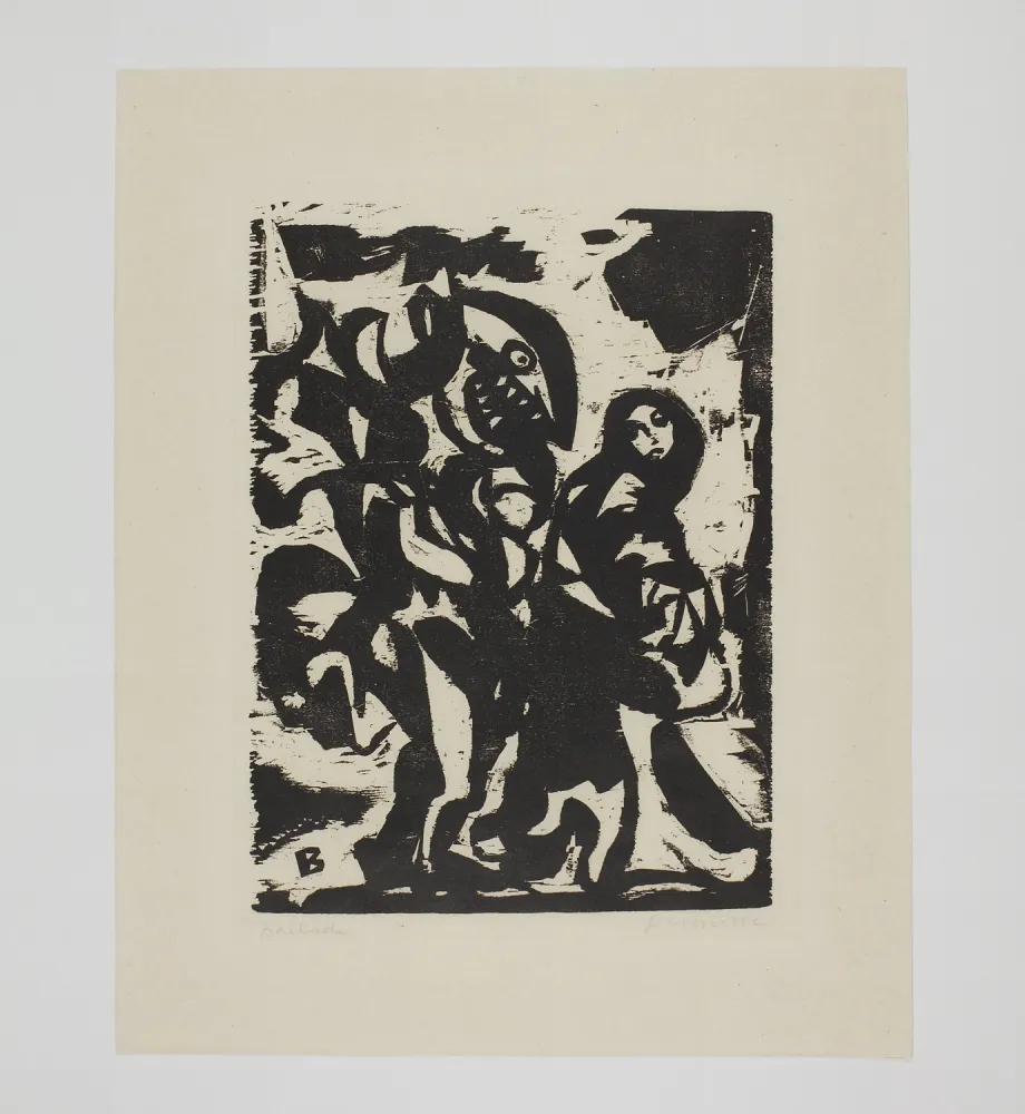 Woodcut Berke - Ballade (Ballad)