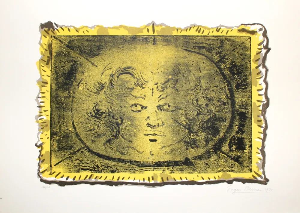 Lithograph Berman - Medusa
