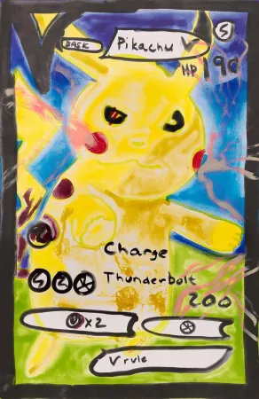 Lithograph Bernhardt - Pikachu