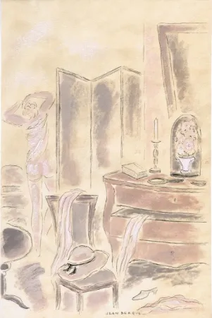 Illustrated Book Berque - Le bruit du silence.  Gouaches originales de Jean Berque.