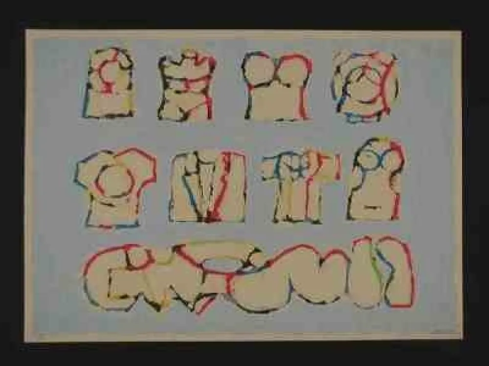 Screenprint Berrocal - Sans titre