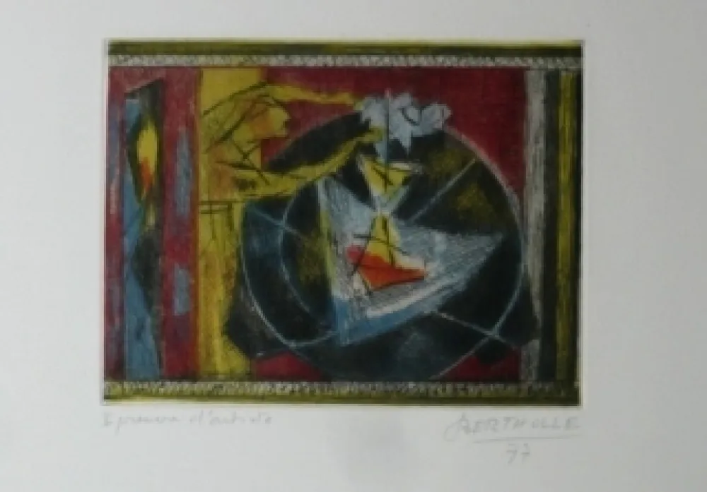 Etching Bertholle - Sans titre