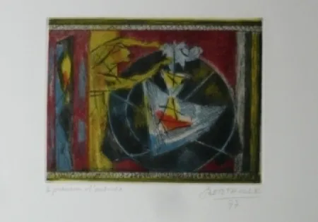 Etching Bertholle - Sans titre