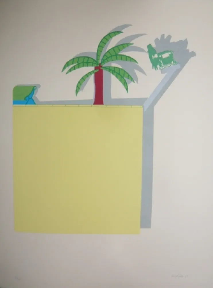 Lithograph Bertholo - Sans titre