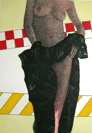 Etching And Aquatint Bertini - Nudo