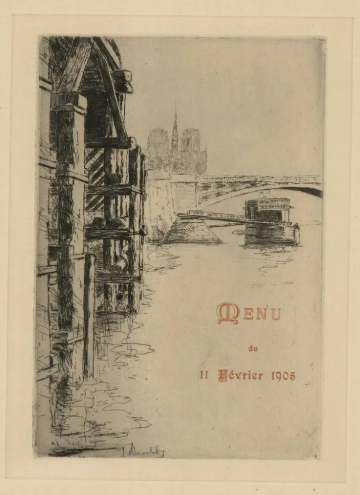 Etching Beurdeley - Société des Amis de l'Eau-forte