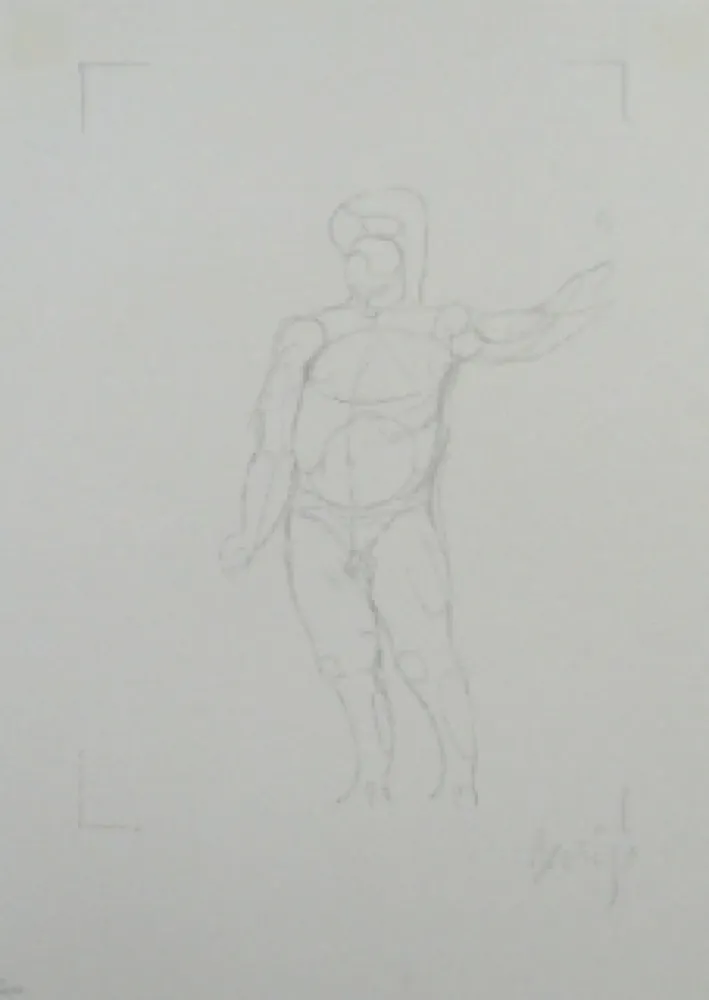 Lithograph Beuys - Codices Madrid 1