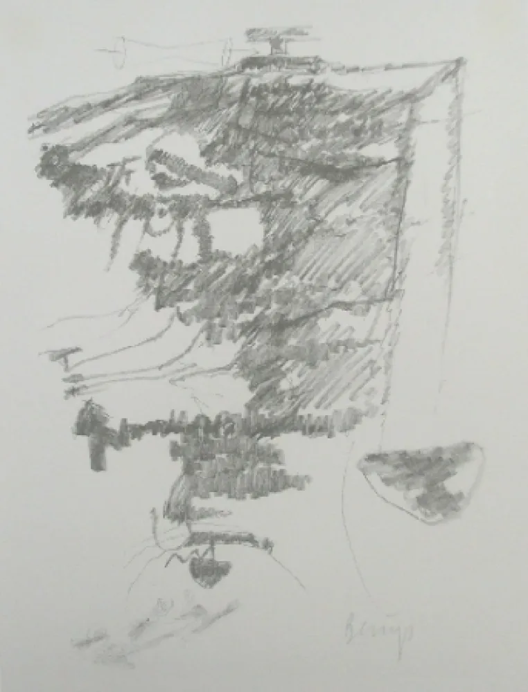 Lithograph Beuys - Codices Madrid 2