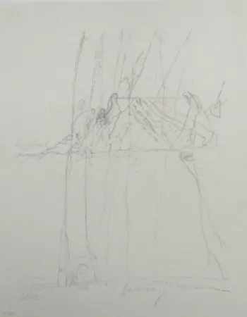 Lithograph Beuys - Codices Madrid 4