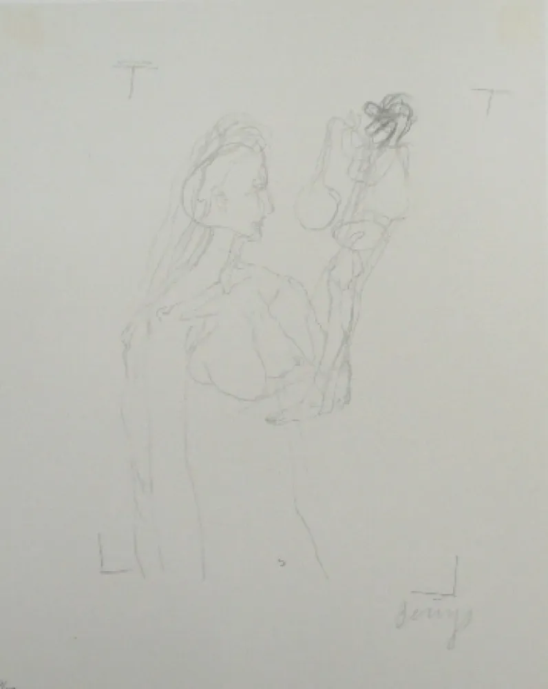 Lithograph Beuys - Codices Madrid 5