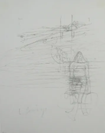 Lithograph Beuys - Codices Madrid 8