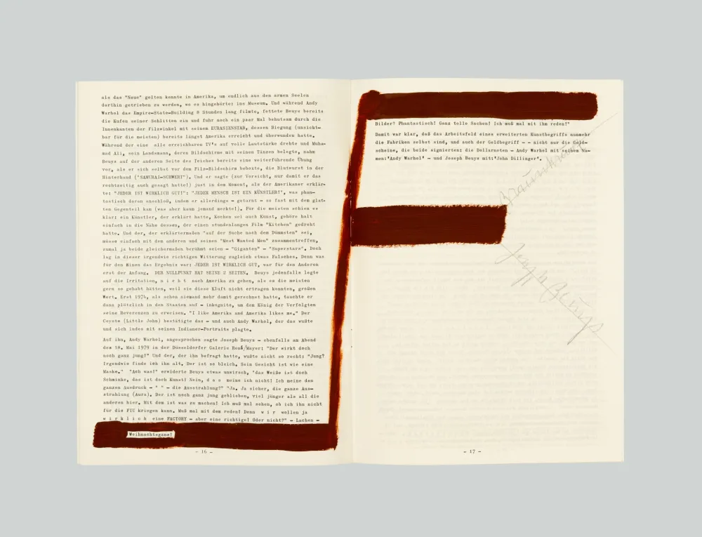 No Technical Beuys - Das Warhol Beuys Ereignis