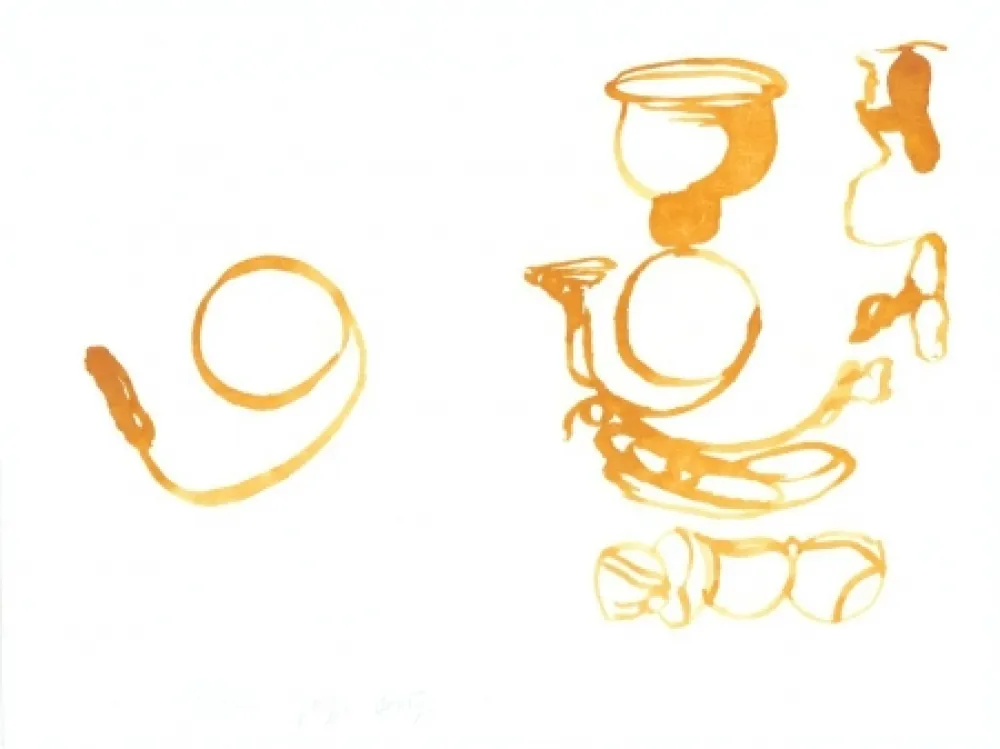 Lithograph Beuys - De la vie des abeilles (Aus dem Leben der Bienen)