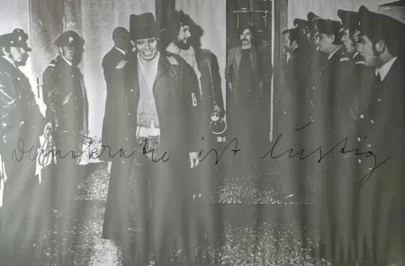 Screenprint Beuys - Demokratie ist lustig, 1973. 