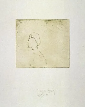 Etching And Aquatint Beuys - Kopf H.B