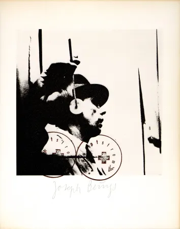 Lithograph Beuys - L'udito