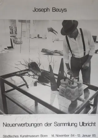 Offset Beuys -  „Neuerwerbungen  der  Sammlung  Ulbricht,  1984.  Städtisches  Kunstmuseum  Bonn, 14. November 84 - 13. Januar 85“.
