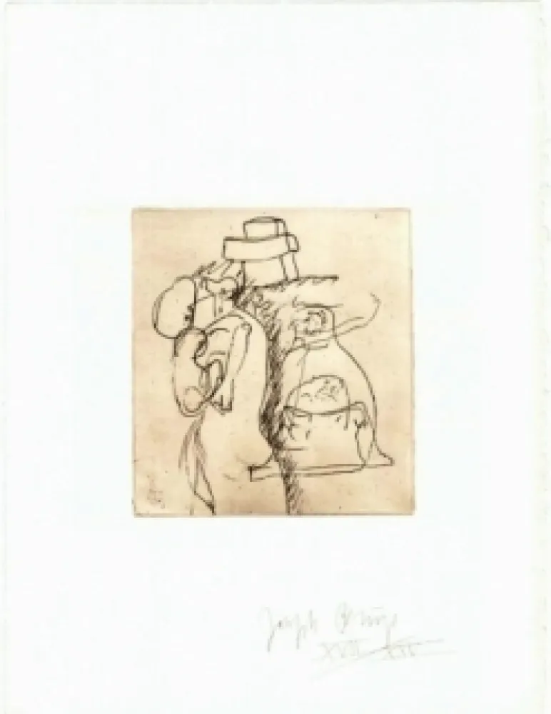 Etching Beuys - Zirkulationszeit: Die Mütter  