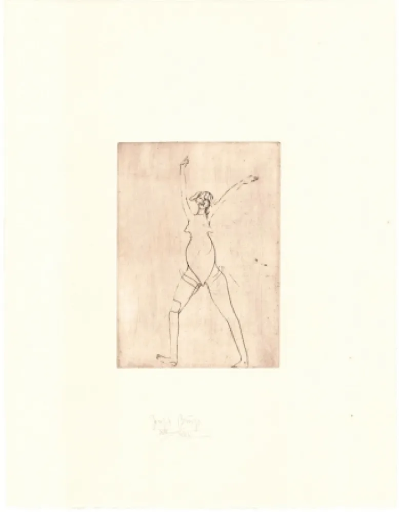 Etching Beuys - Zirkulationszeit: Mädchen 