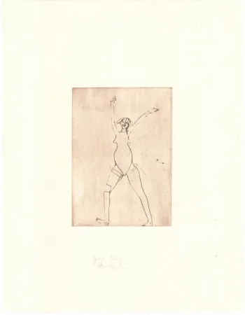 Etching Beuys - Zirkulationszeit: Mädchen 