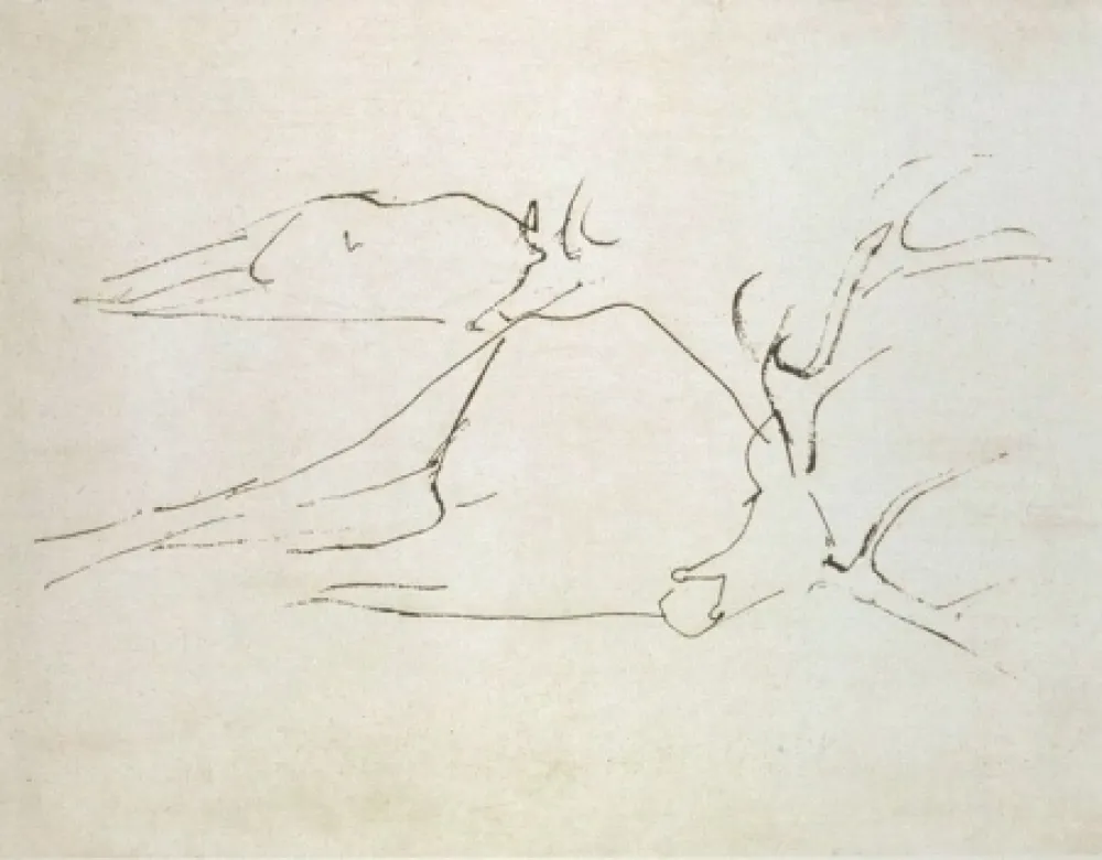 Etching And Aquatint Beuys - Zirkulationszeit: Tote Hirsche