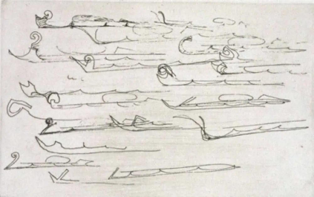 Drypoint Beuys - Zirkulationszeit: Urschlitten II  