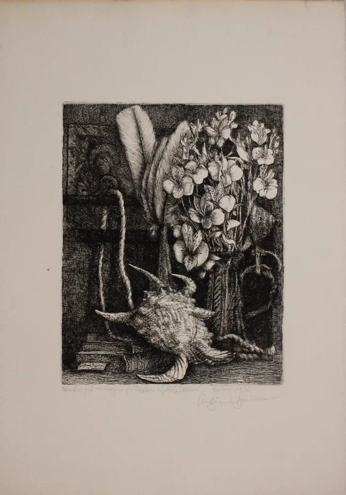 Engraving Bianchi Barriviera - Untitled