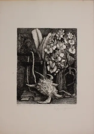 Engraving Bianchi Barriviera - Untitled