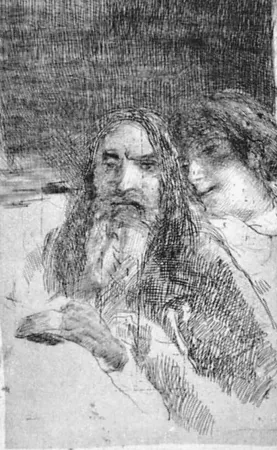 Engraving Bianchi - Studio di teste