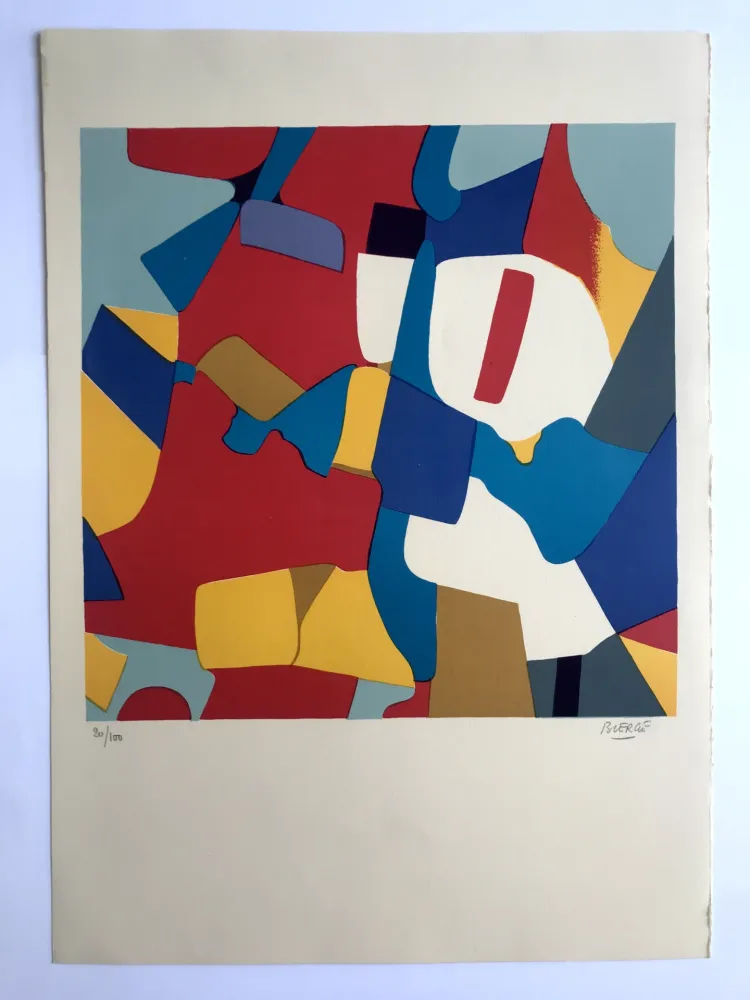 Lithograph Bierge - Montfermeil
