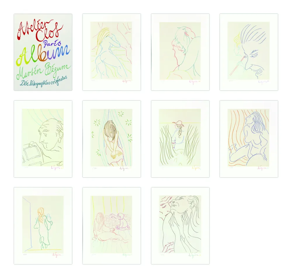 Lithograph Bigum - Album - 10 lithographies originales