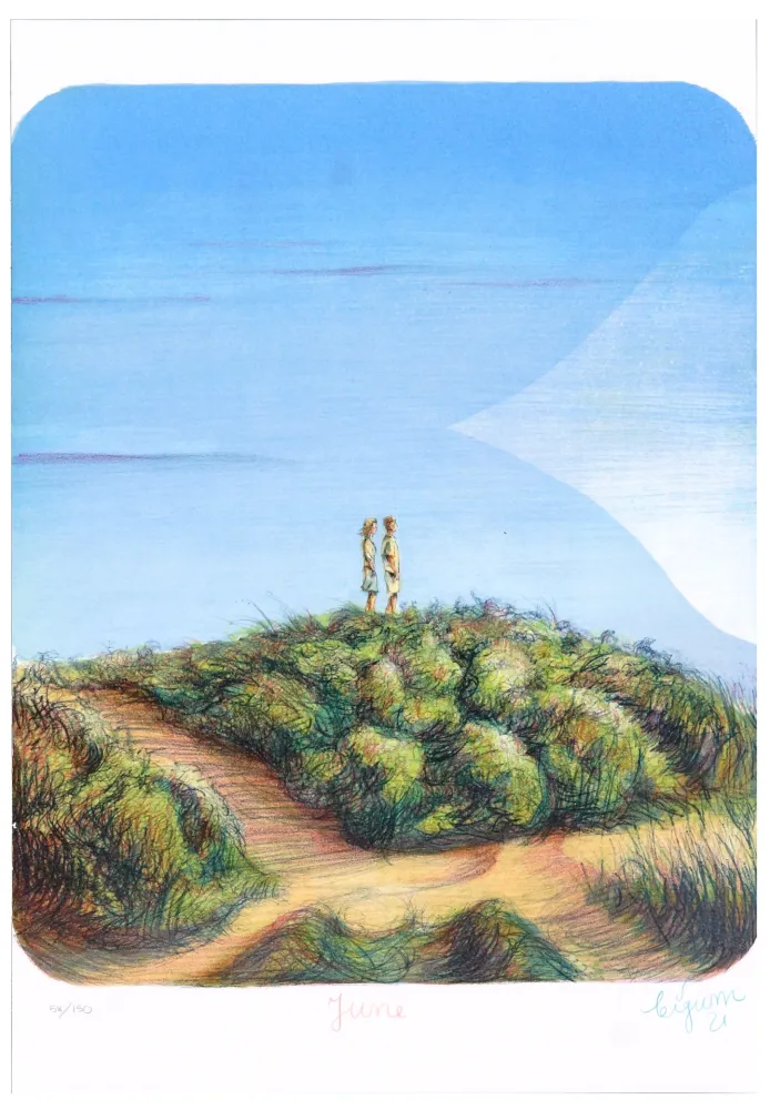 Lithograph Bigum - June
