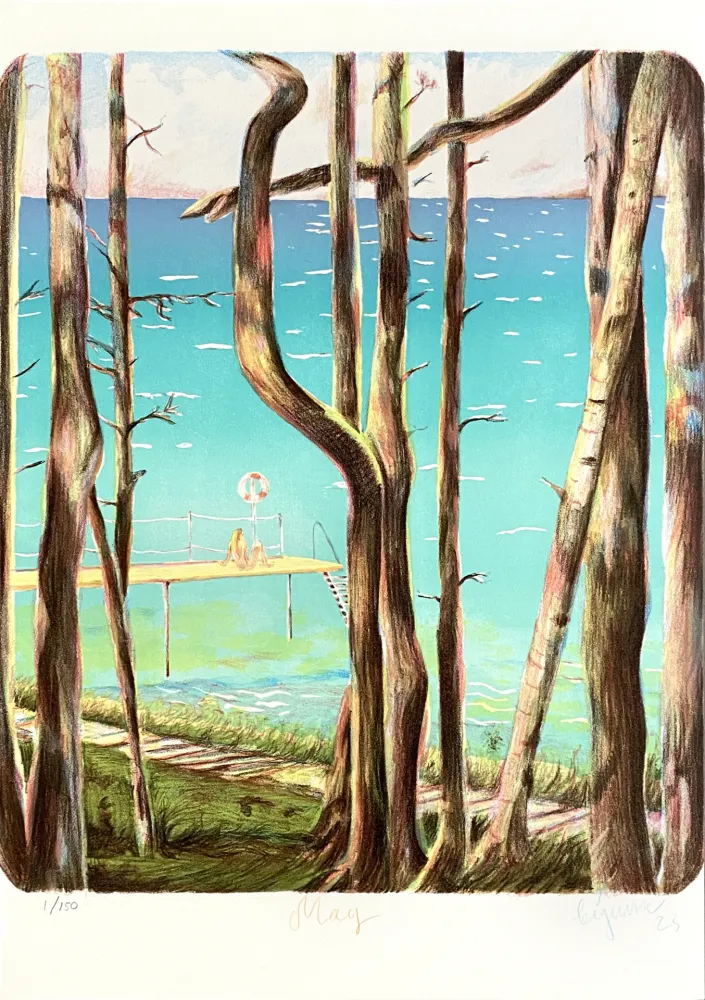 Lithograph Bigum - May