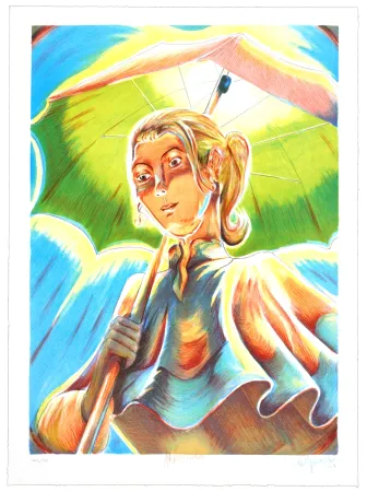 Lithograph Bigum - Miranda