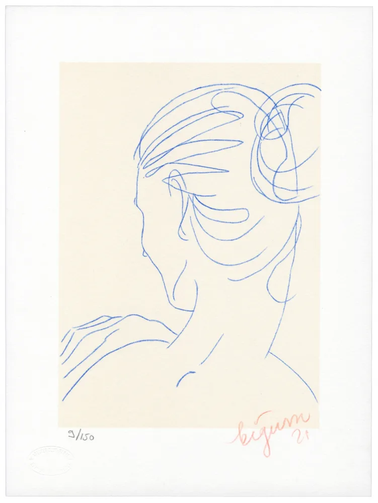 Lithograph Bigum - Sans titre