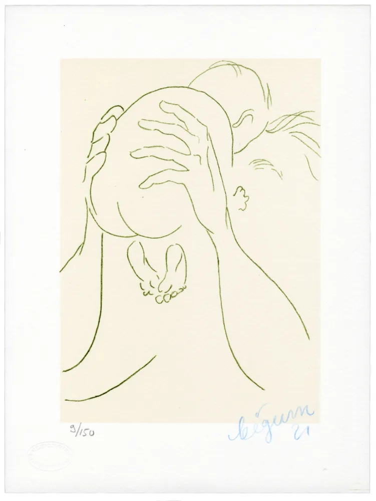 Lithograph Bigum - Sans titre