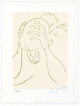 Lithograph Bigum - Sans titre