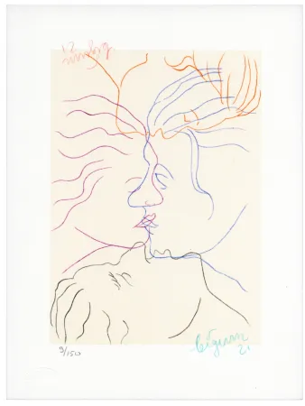 Lithograph Bigum - Sans titre