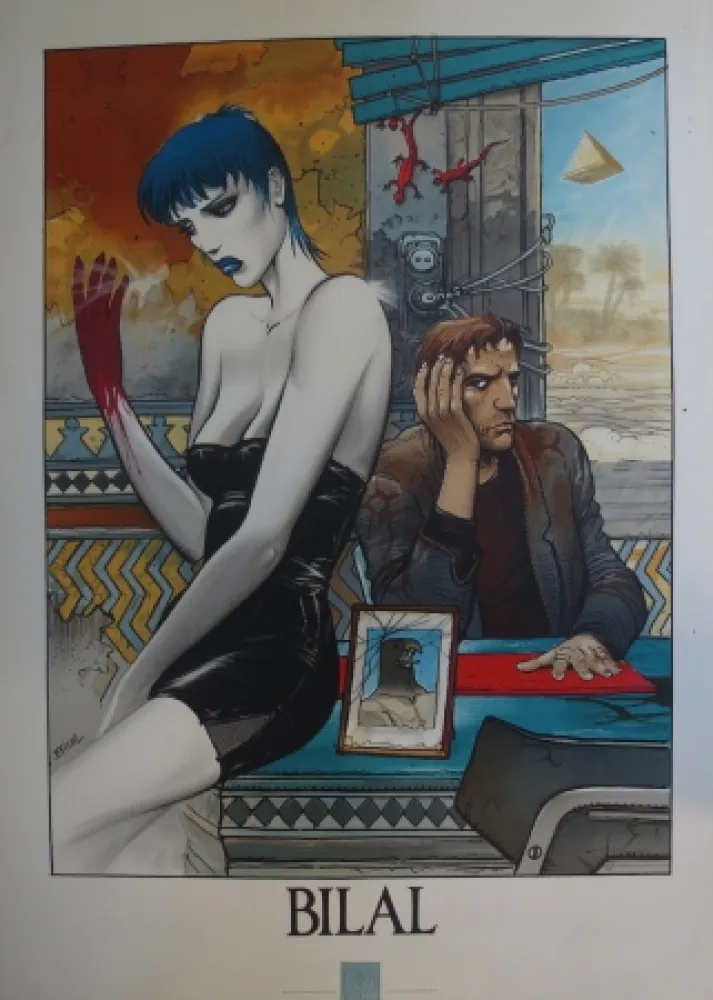 Lithograph Bilal - Sans titre