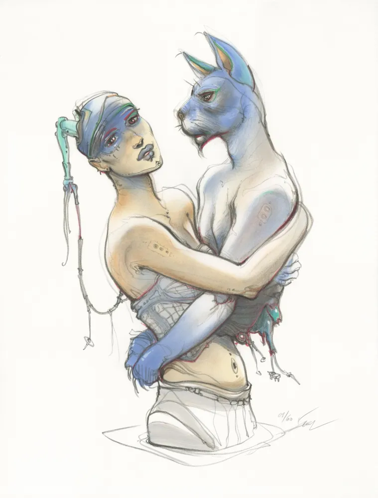 Lithograph Bilal - Transhumans 1