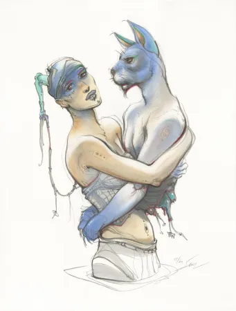 Lithograph Bilal - Transhumans 1