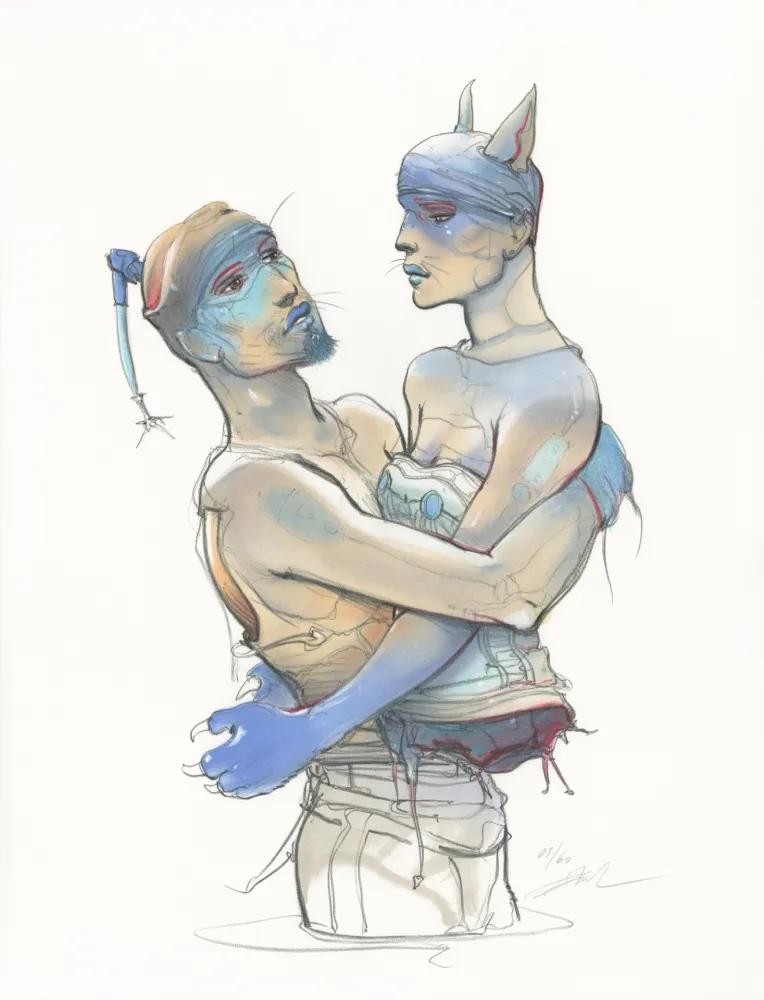 Lithograph Bilal - Transhumans 3