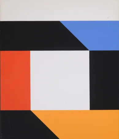 Screenprint Bill - Abstract composition, 1971