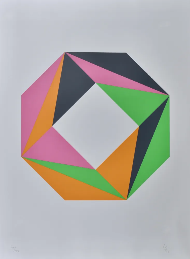 Screenprint Bill - Composition, 1993 - Hand-signed