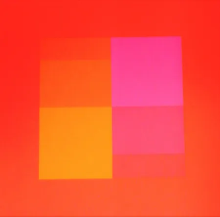 Screenprint Bill - Composizione in rosso