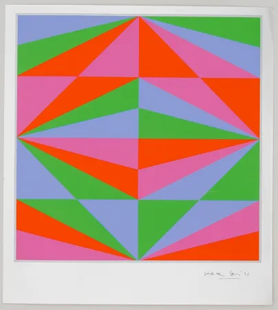 Collograph Bill - Geometric Composition